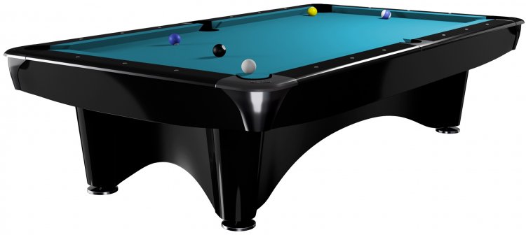 Dynamic III Black Gloss Pool Table - 8ft or 9ft