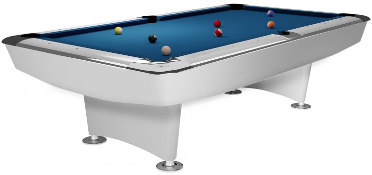 Dynamic II White Gloss 7ft Tournament Pool Table