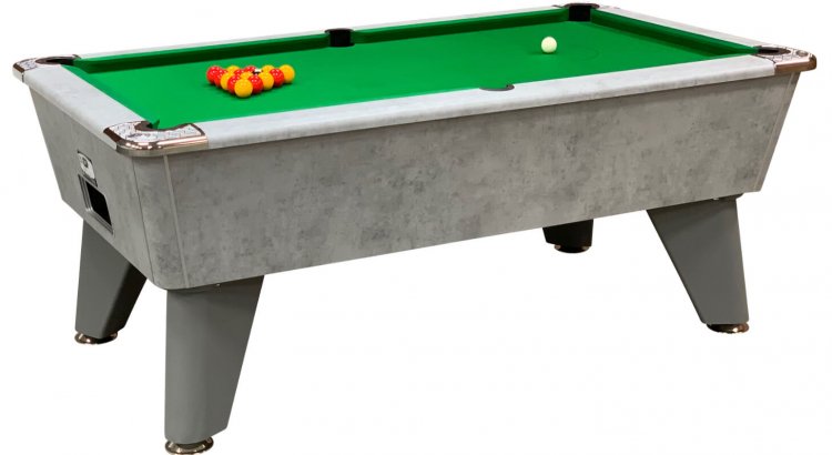 DPT Omega Pro Concrete Slate Bed Pool Table - 6ft or 7ft