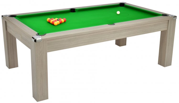 Avant Garde 2.0 Grey Oak Pool Dining Table - 6ft, 7ft Sizes