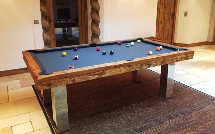 Billard Toulet Megeve Rustic Slate Pool Table