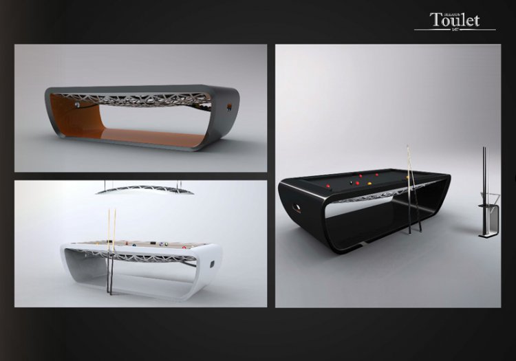 Billard Toulet Blacklight 8ft Pool Table | Luxury | Pool Tables Online