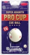 Aramith Pro Cup 1 7/8 Inch UK Size 6 Dot Cue Ball